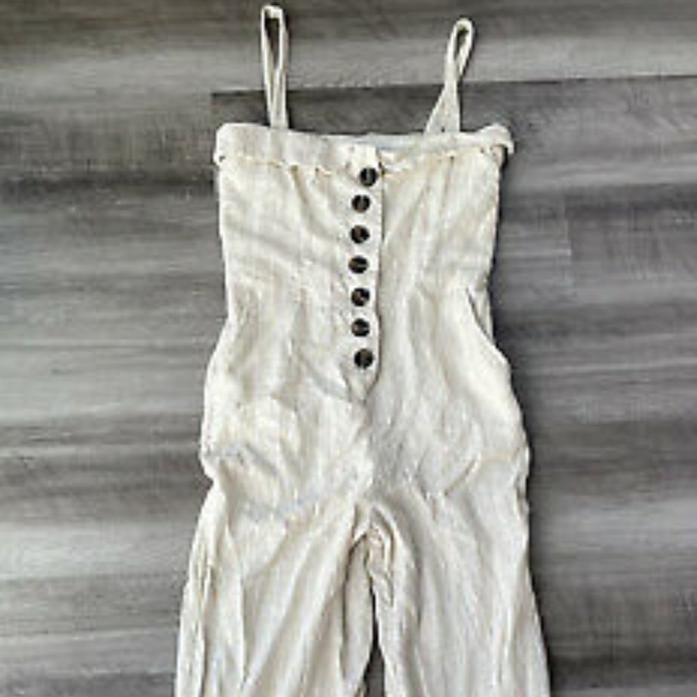 Striped Belted Jumpsuit